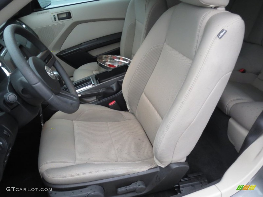 2011 Mustang V6 Coupe - Sterling Gray Metallic / Stone photo #27