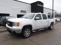 2010 Summit White GMC Sierra 1500 SLT Crew Cab  photo #2