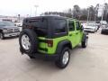 2013 Gecko Green Pearl Jeep Wrangler Unlimited Sport S 4x4  photo #5