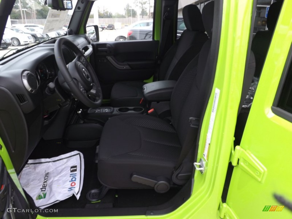 2013 Wrangler Unlimited Sport S 4x4 - Gecko Green Pearl / Black photo #11