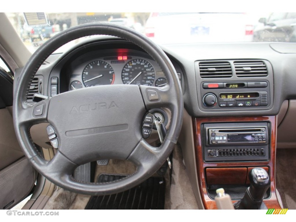 1992 Acura Legend LS Coupe Beige Dashboard Photo #75374876