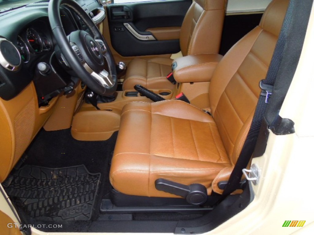 Black/Dark Saddle Interior 2011 Jeep Wrangler Mojave 4x4 Photo #75374928