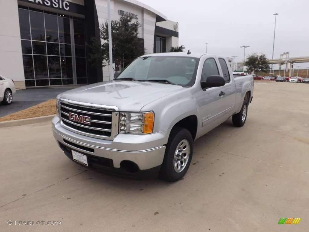 2013 Sierra 1500 SL Extended Cab - Quicksilver Metallic / Dark Titanium photo #1