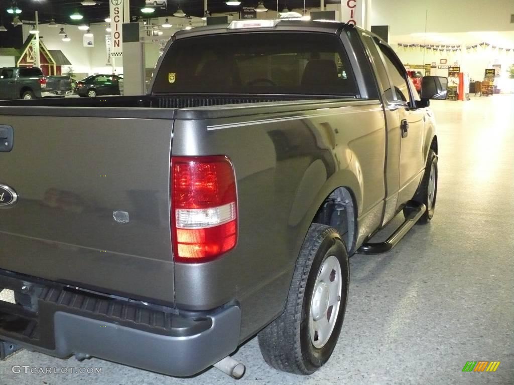 2006 F150 XL Regular Cab - Dark Shadow Grey Metallic / Medium/Dark Flint photo #7