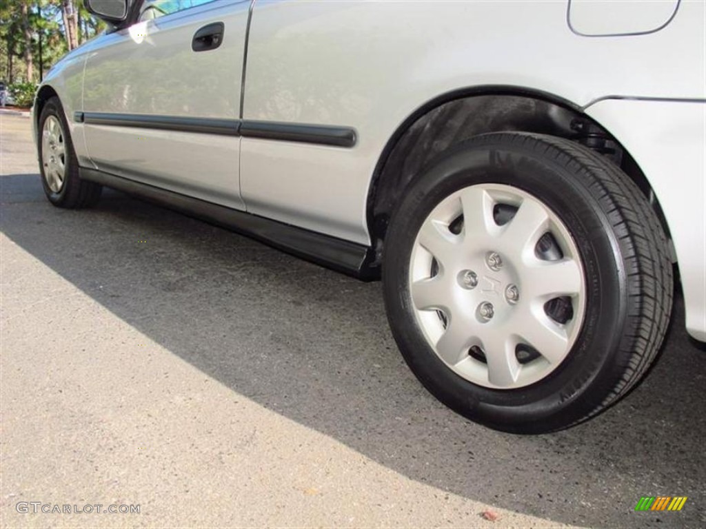 1999 Civic DX Coupe - Vogue Silver Metallic / Gray photo #6