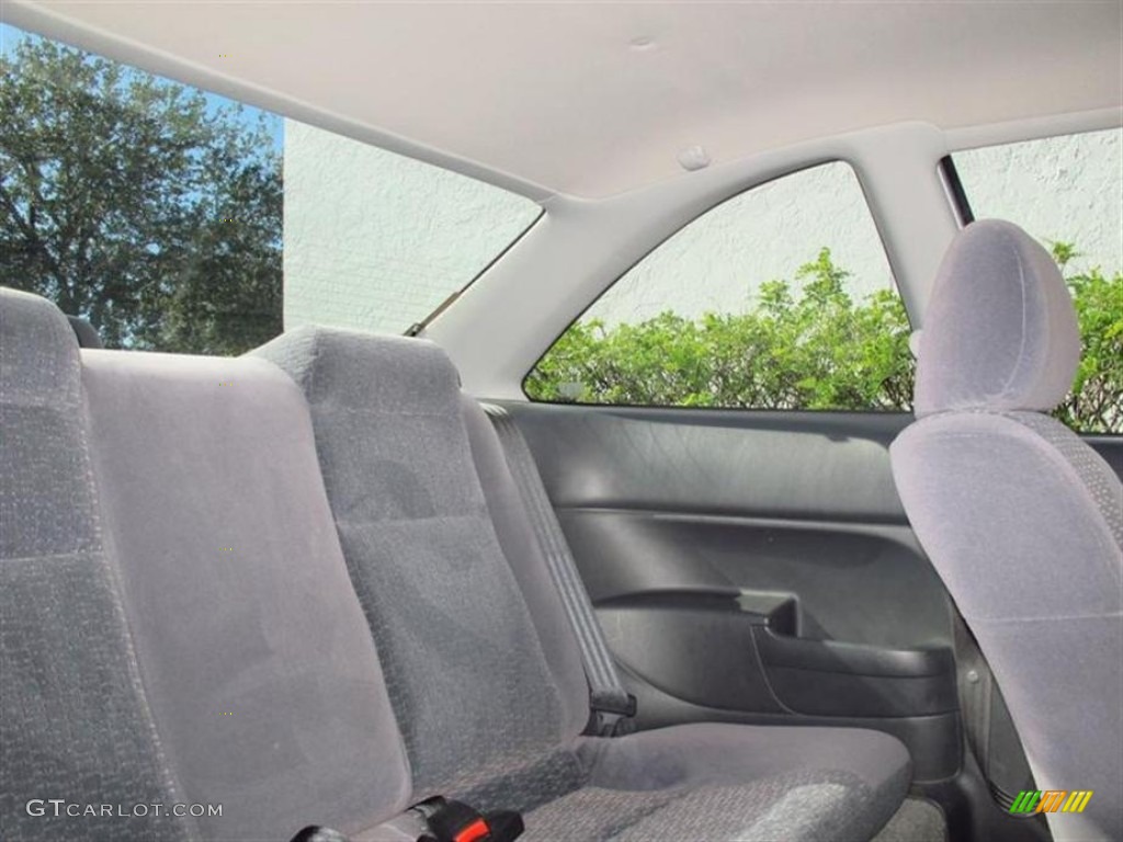 1999 Civic DX Coupe - Vogue Silver Metallic / Gray photo #13