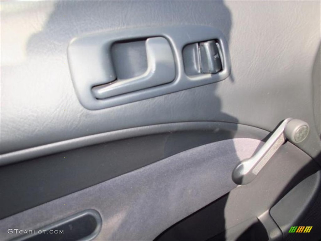 1999 Civic DX Coupe - Vogue Silver Metallic / Gray photo #14