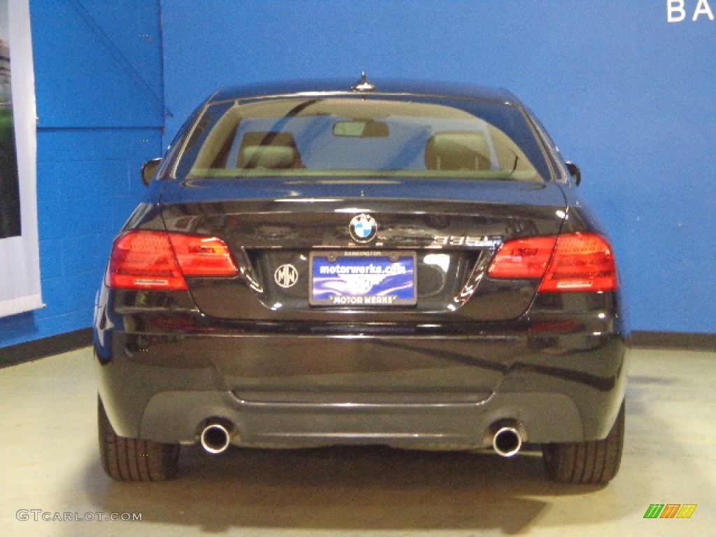 2013 3 Series 335i xDrive Coupe - Black Sapphire Metallic / Black photo #7