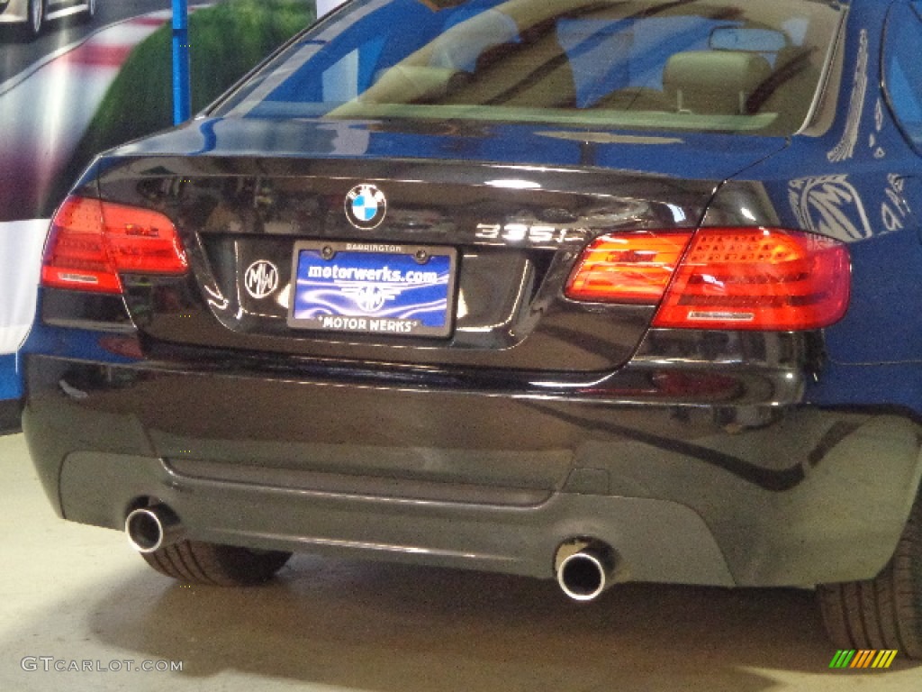 2013 3 Series 335i xDrive Coupe - Black Sapphire Metallic / Black photo #8