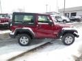 2013 Deep Cherry Red Crystal Pearl Jeep Wrangler Sport 4x4  photo #5