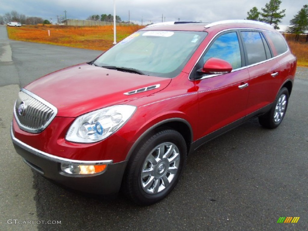 2011 Enclave CXL - Red Jewel Tintcoat / Cashmere/Cocoa photo #1