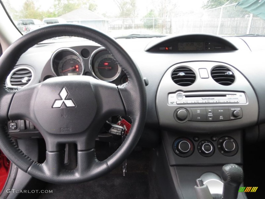 2006 Mitsubishi Eclipse GS Coupe Dark Charcoal Dashboard Photo #75378200