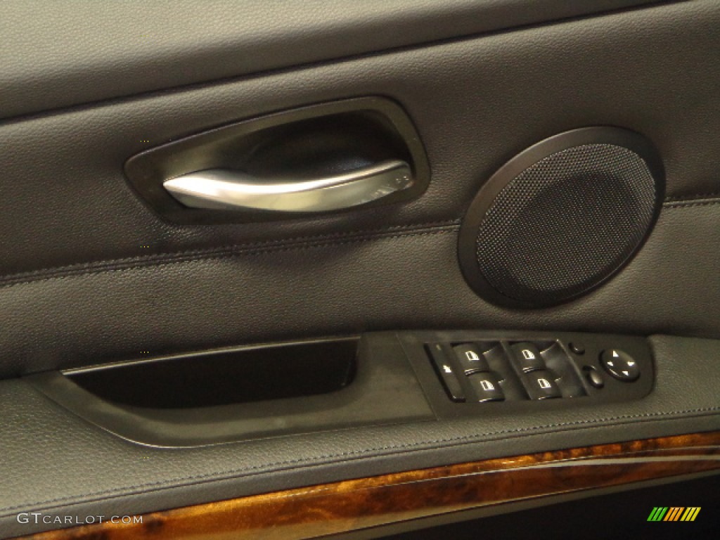 2010 3 Series 335i xDrive Sedan - Space Gray Metallic / Black Dakota Leather photo #13