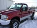 2003 Toreador Red Metallic Ford F350 Super Duty XLT Regular Cab 4x4  photo #60