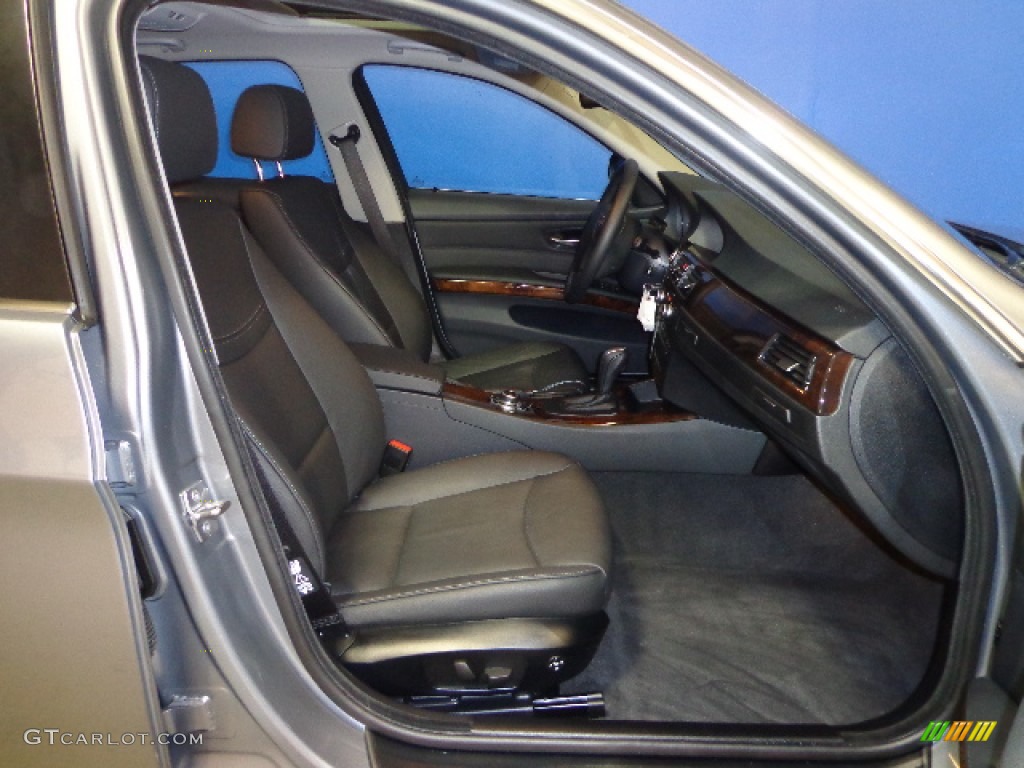 2010 3 Series 335i xDrive Sedan - Space Gray Metallic / Black Dakota Leather photo #27