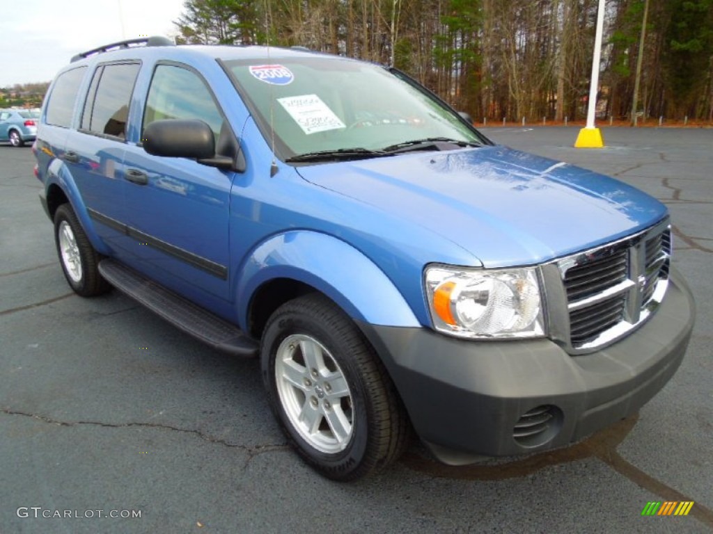 2008 Durango SXT - Marine Blue Pearl / Dark/Light Slate Gray photo #1