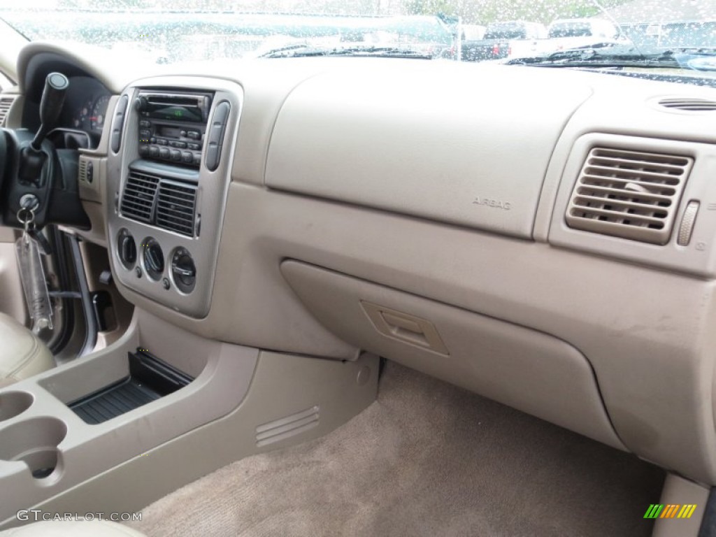 2004 Explorer XLT - Mineral Grey Metallic / Medium Parchment photo #20