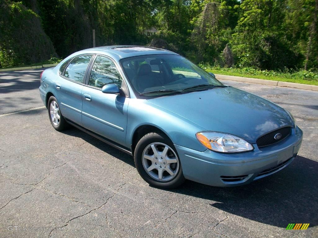 2006 Taurus SEL - Windveil Blue Metallic / Medium/Dark Pebble Beige photo #1