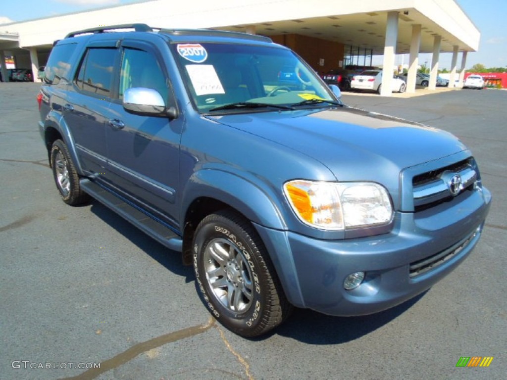 2007 Sequoia Limited - Bluesteel Mica / Light Charcoal photo #1