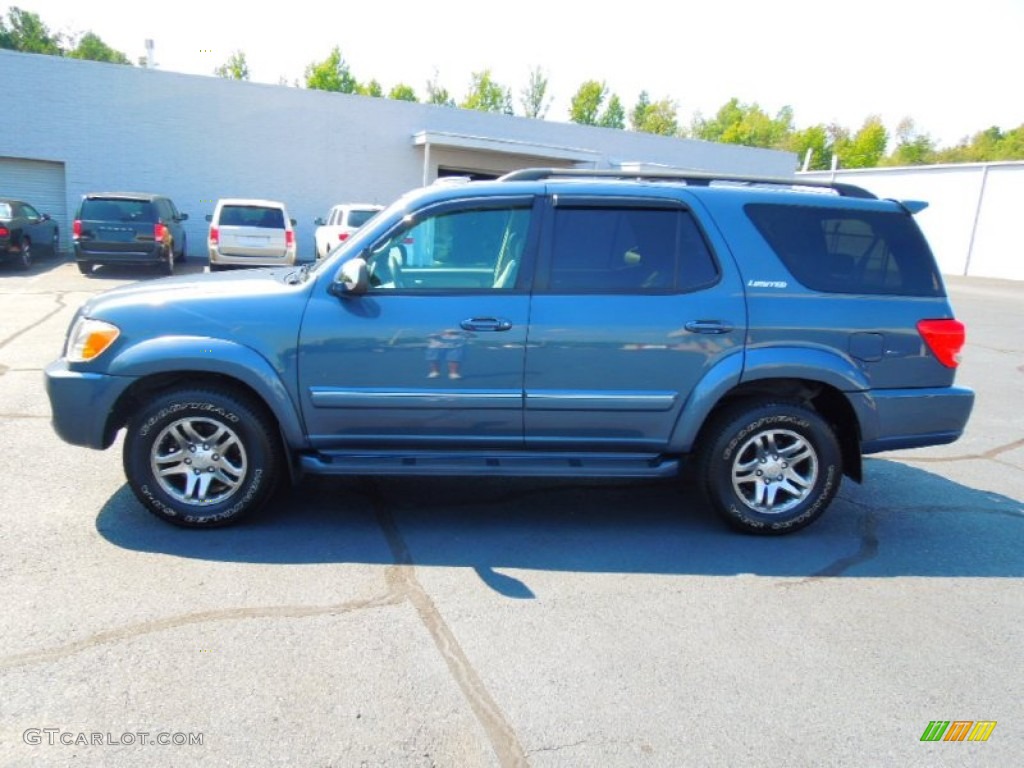 2007 Sequoia Limited - Bluesteel Mica / Light Charcoal photo #3