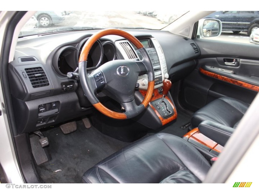 Black Interior 2008 Lexus RX 350 AWD Photo #75381548