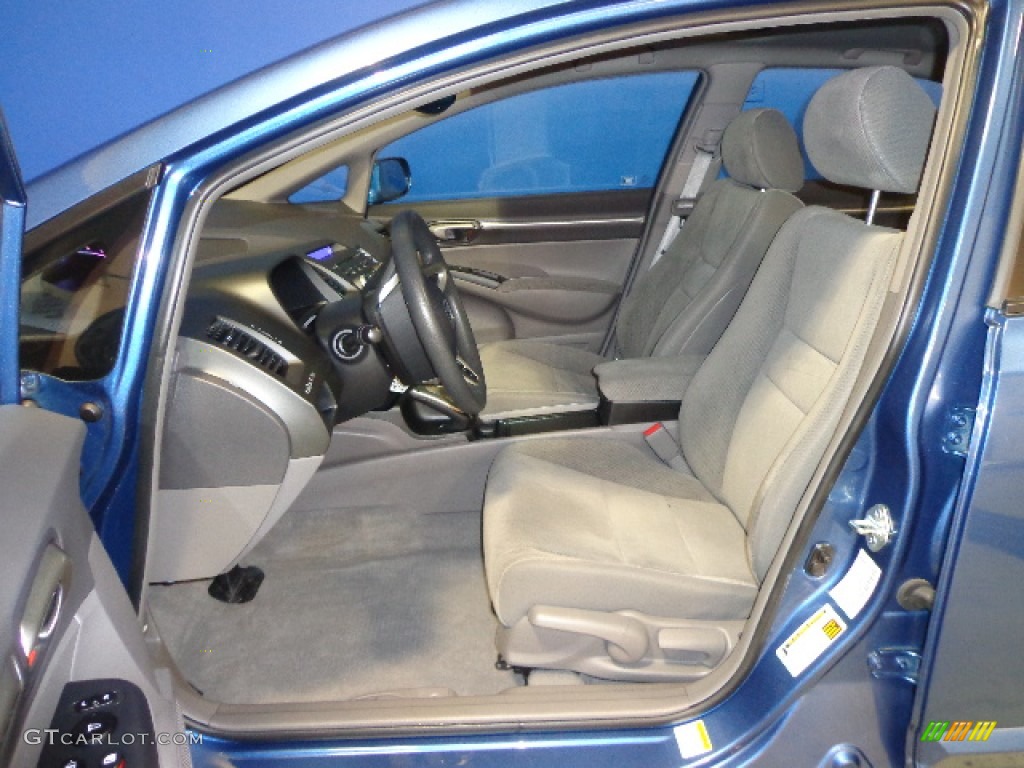2010 Civic EX Sedan - Atomic Blue Metallic / Gray photo #20