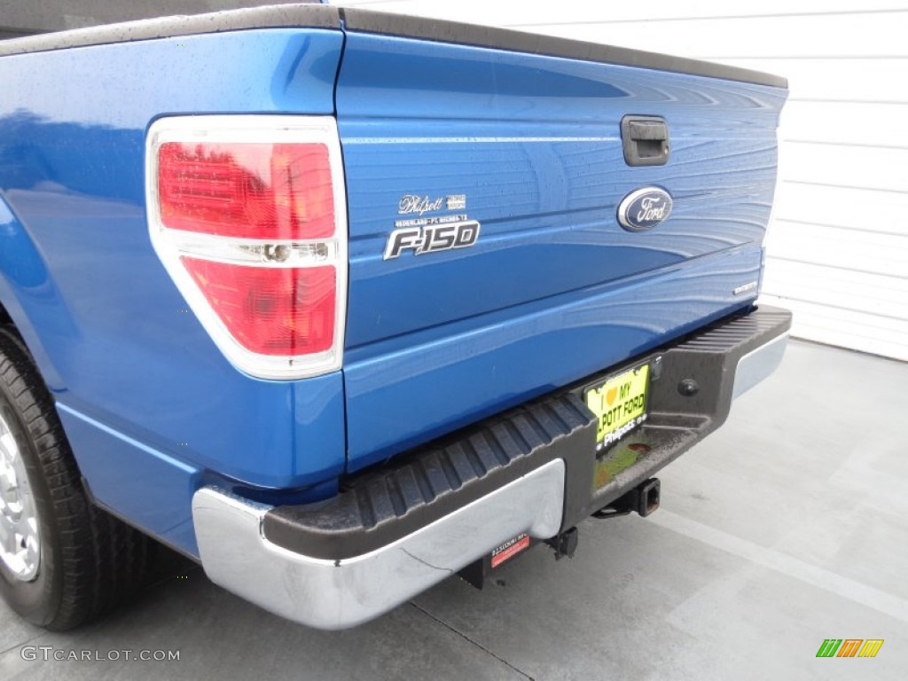 2011 F150 XLT SuperCrew - Blue Flame Metallic / Steel Gray photo #19