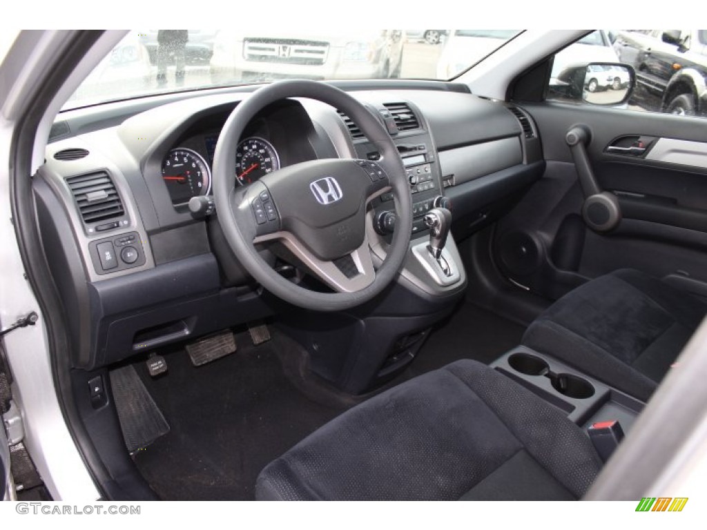 2010 CR-V EX AWD - Alabaster Silver Metallic / Black photo #10