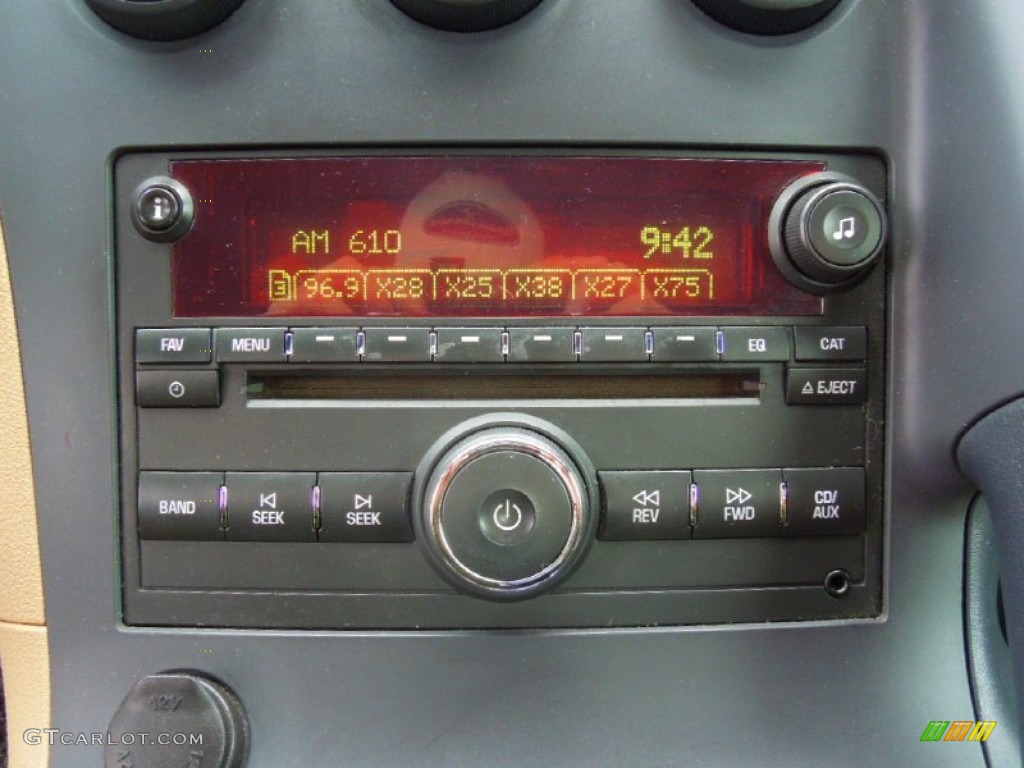 2006 Pontiac Solstice Roadster Audio System Photos