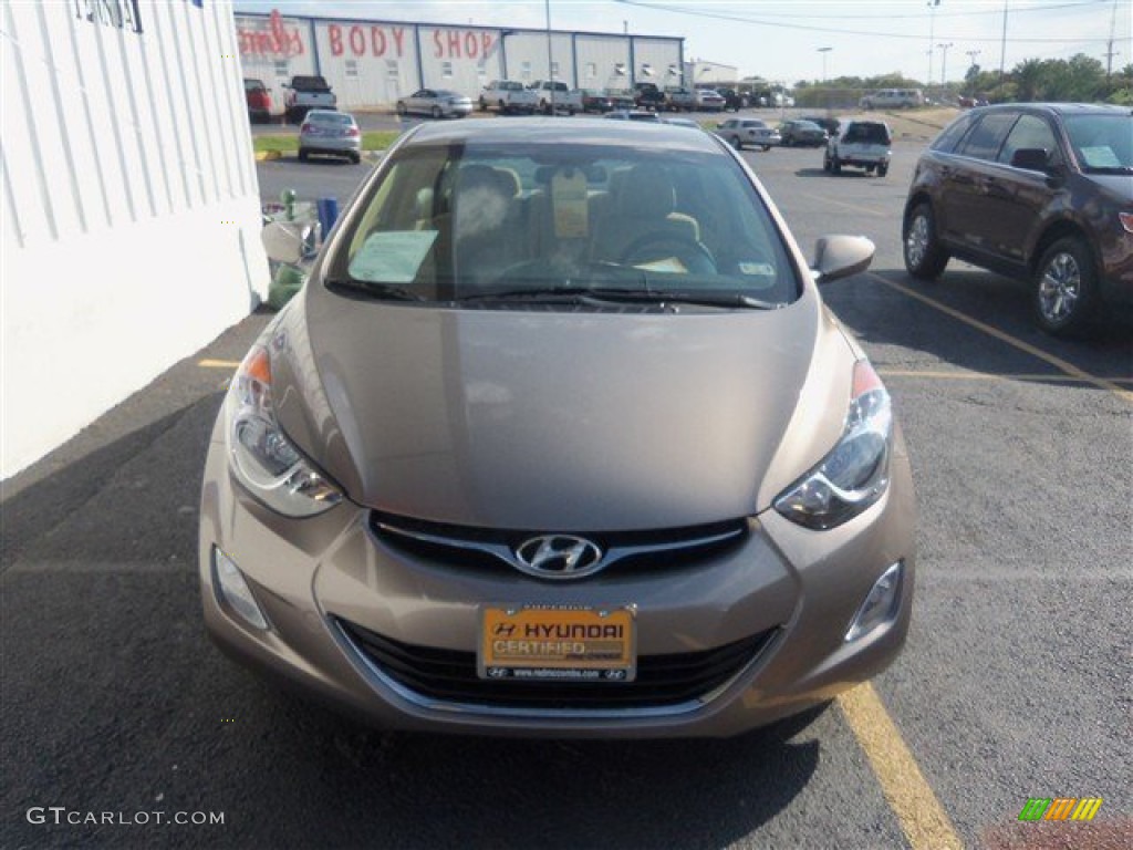 2012 Elantra GLS - Desert Bronze / Beige photo #1