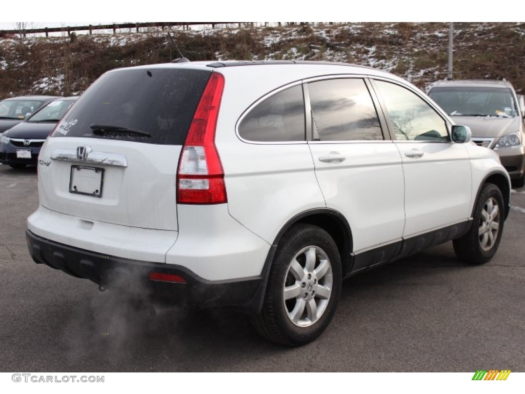 2008 CR-V EX-L 4WD - Taffeta White / Gray photo #5