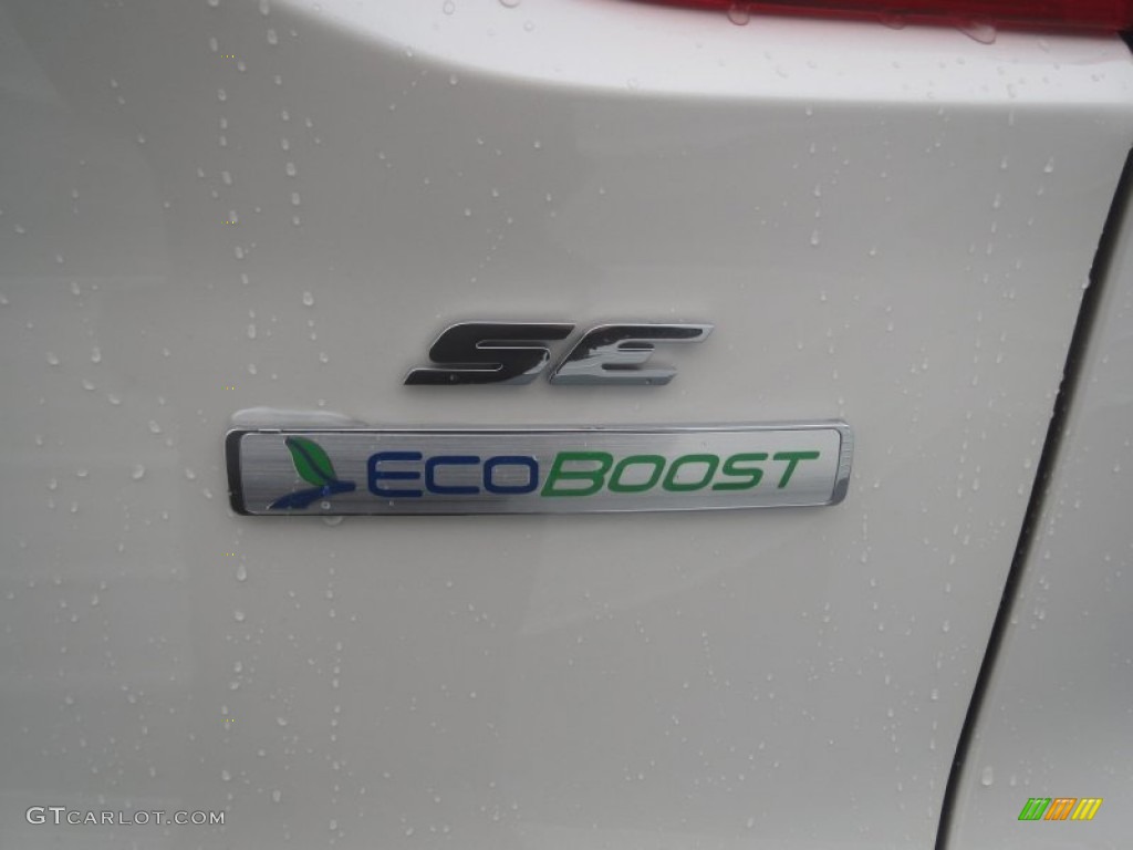 2013 Escape SE 2.0L EcoBoost - White Platinum Metallic Tri-Coat / Charcoal Black photo #13