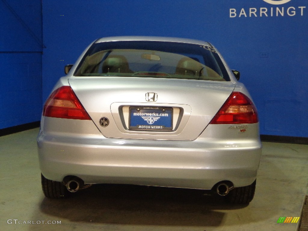 2003 Accord EX V6 Coupe - Satin Silver Metallic / Black photo #6
