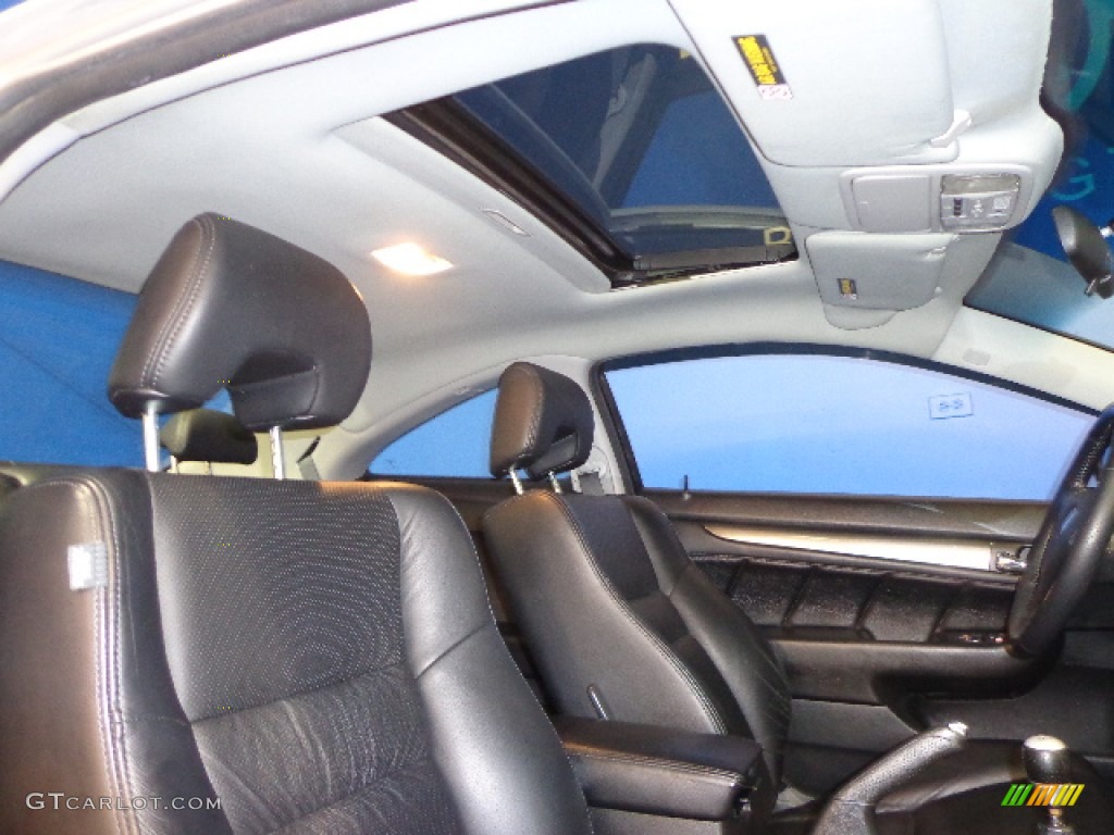 2003 Accord EX V6 Coupe - Satin Silver Metallic / Black photo #23