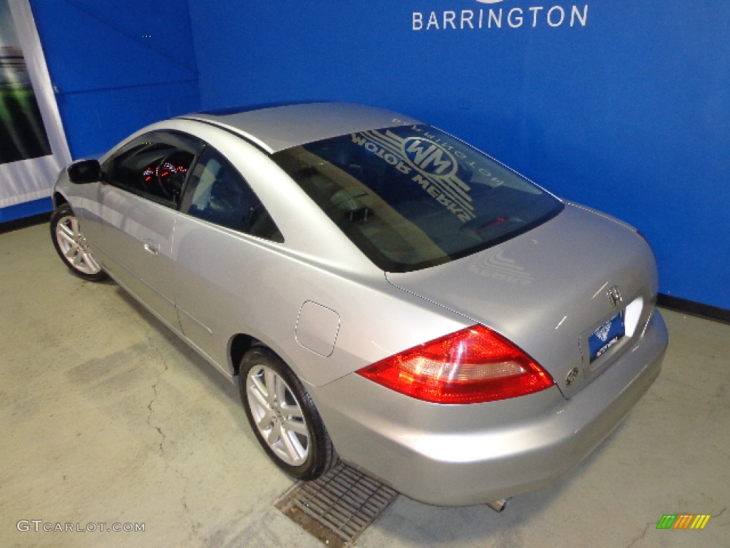 2003 Accord EX V6 Coupe - Satin Silver Metallic / Black photo #29