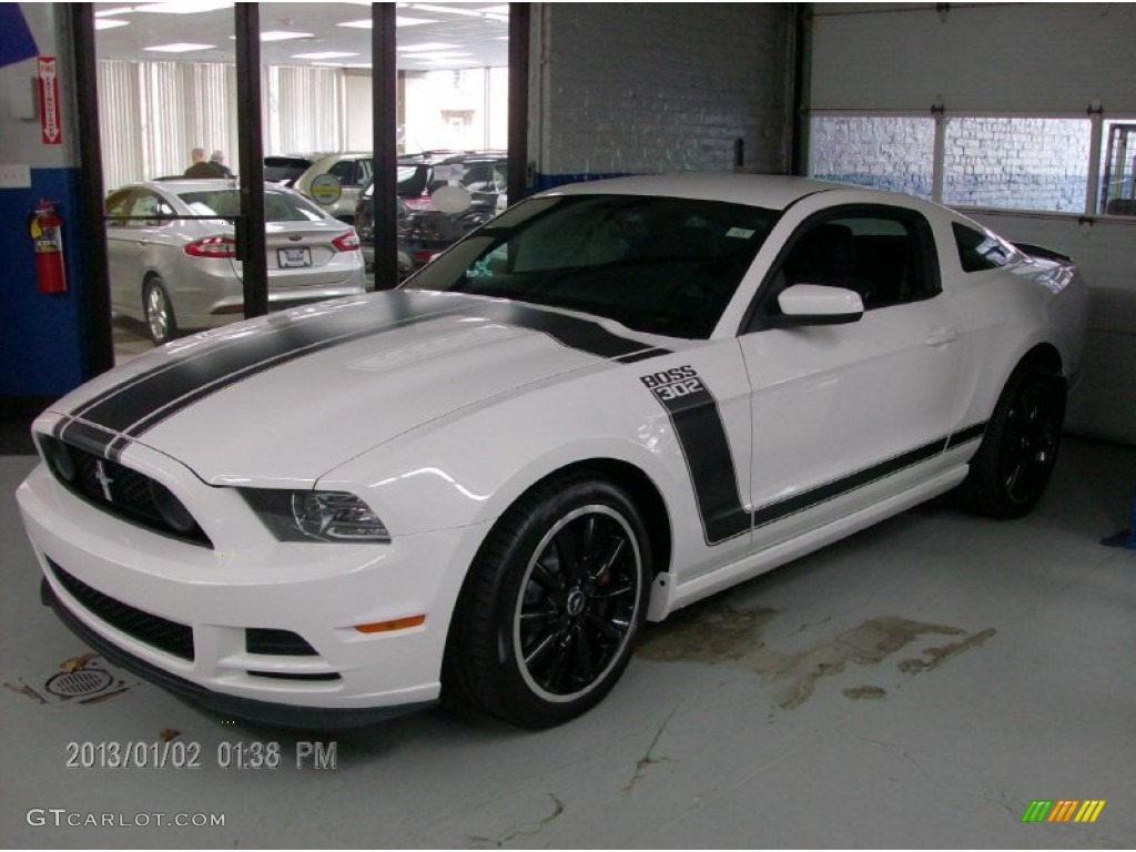 2013 Mustang Boss 302 - Performance White / Charcoal Black photo #1