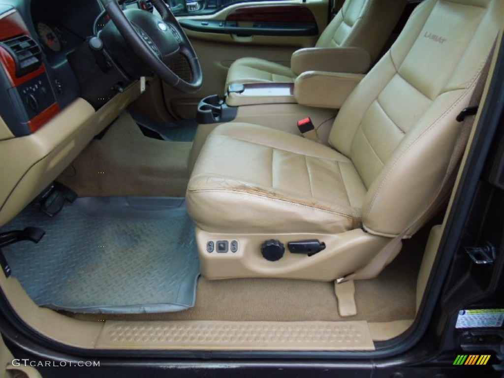 2005 F350 Super Duty Lariat Crew Cab 4x4 Dually - Dark Stone Metallic / Tan photo #10