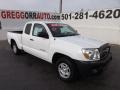 Super White 2010 Toyota Tacoma Access Cab