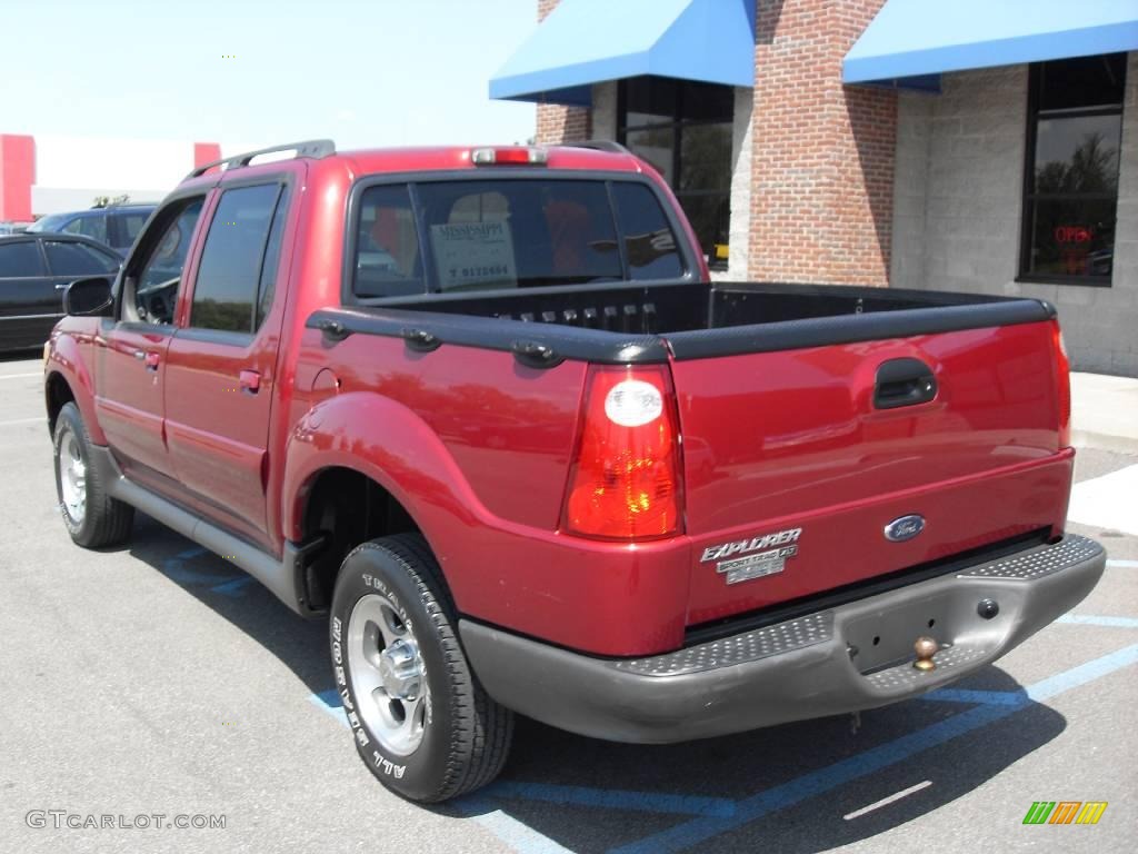 2005 Explorer Sport Trac XLT - Red Fire / Medium Dark Flint photo #8