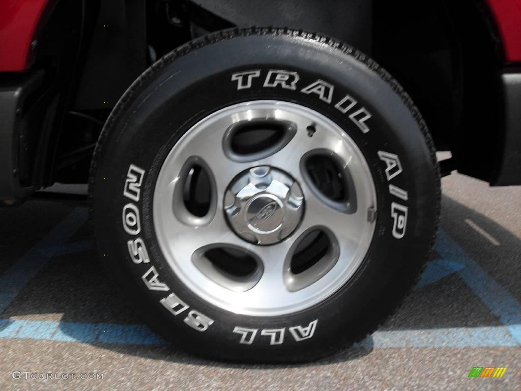 2005 Explorer Sport Trac XLT - Red Fire / Medium Dark Flint photo #14