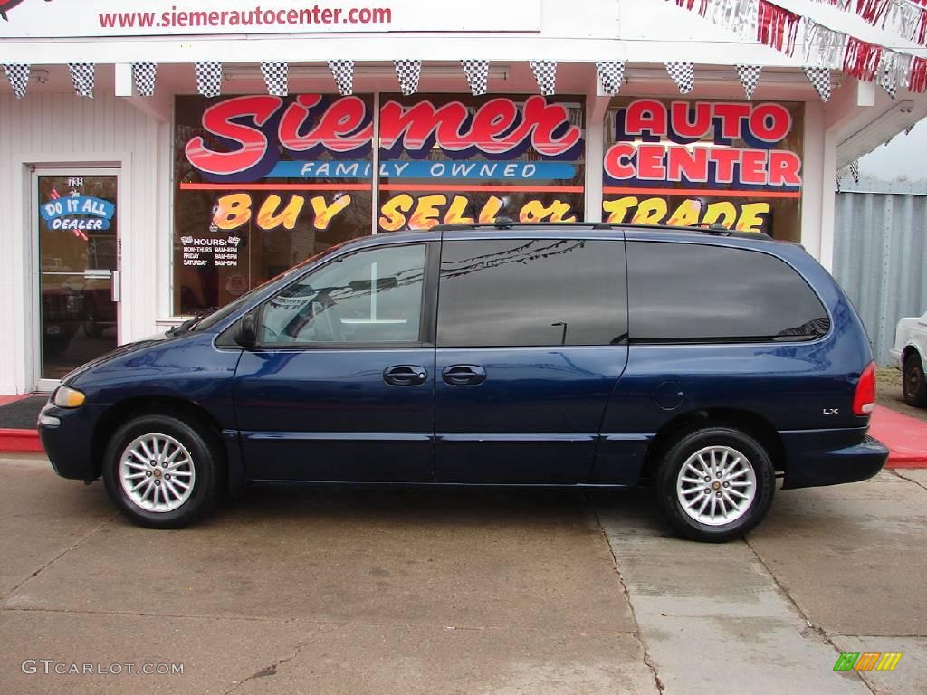 2000 Town & Country LX - Patriot Blue Pearlcoat / Mist Gray photo #1
