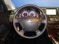 2009 Infiniti M Graphite Black Interior Steering Wheel Photo