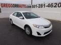 2012 Super White Toyota Camry LE  photo #1