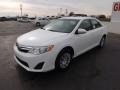 2012 Super White Toyota Camry LE  photo #3