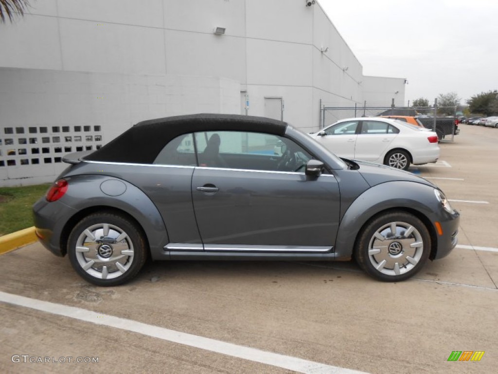 Platinum Gray Metallic 2013 Volkswagen Beetle 2.5L Convertible Exterior Photo #75389924