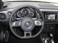 Titan Black 2013 Volkswagen Beetle 2.5L Convertible Steering Wheel