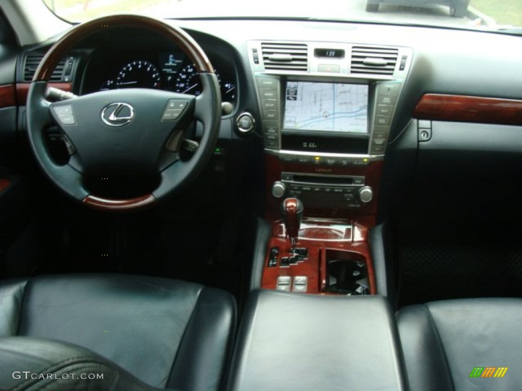 2010 Lexus LS 460 AWD Black Dashboard Photo #75390314