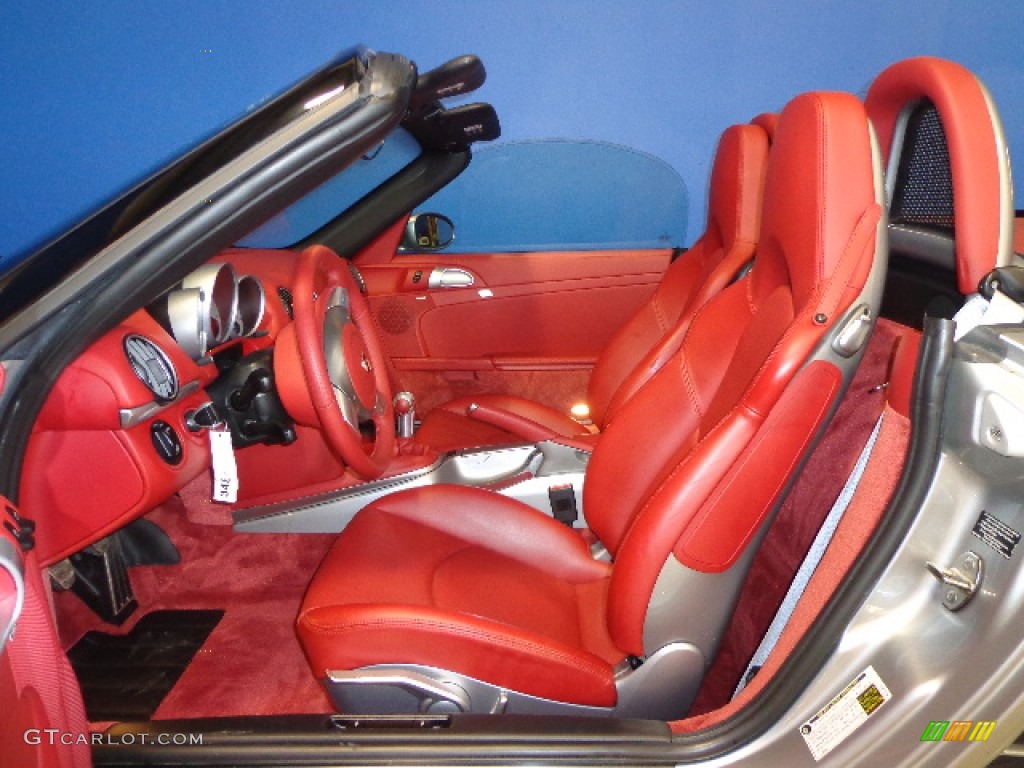 Carrera Red Interior 2008 Porsche Boxster RS 60 Spyder Photo #75391871