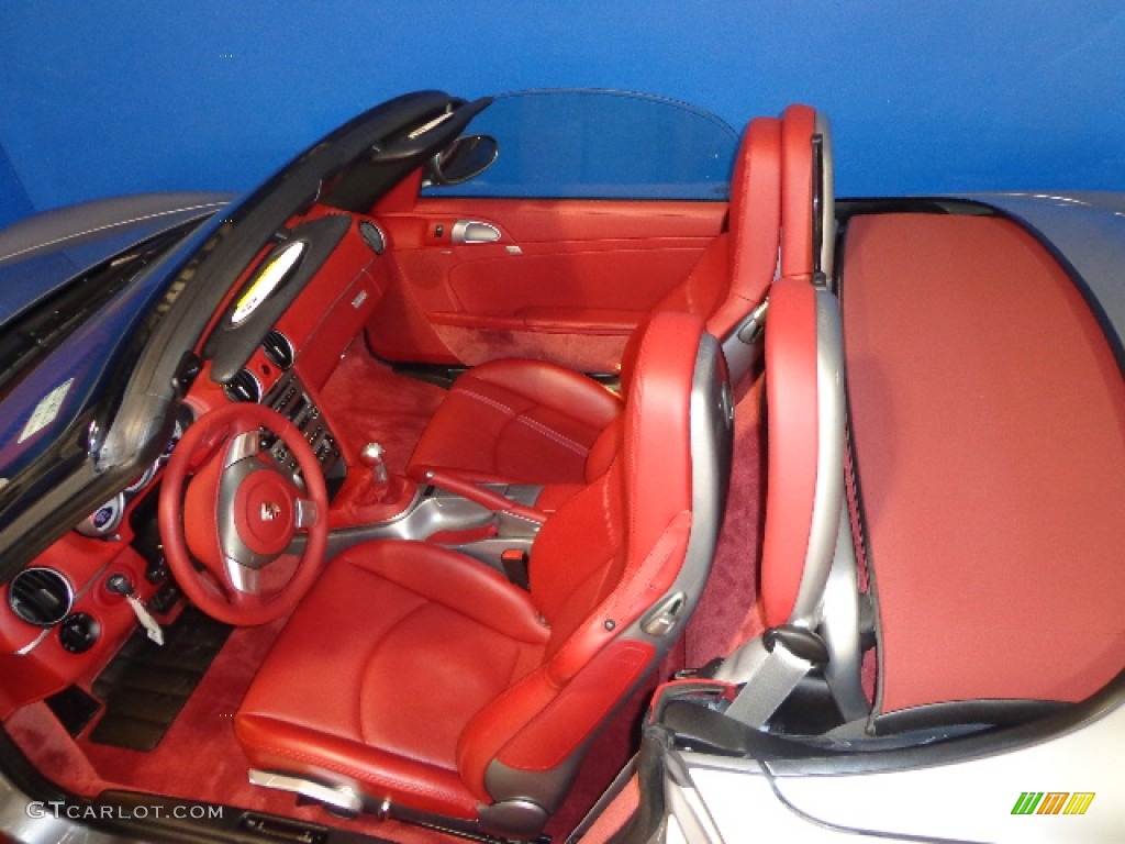 Carrera Red Interior 2008 Porsche Boxster RS 60 Spyder Photo #75391988