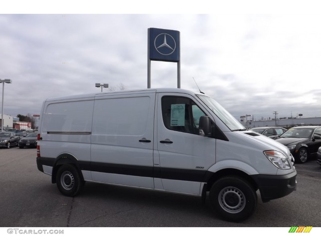 2012 Sprinter 2500 Cargo Van - Arctic White / Lima Black Fabric photo #1